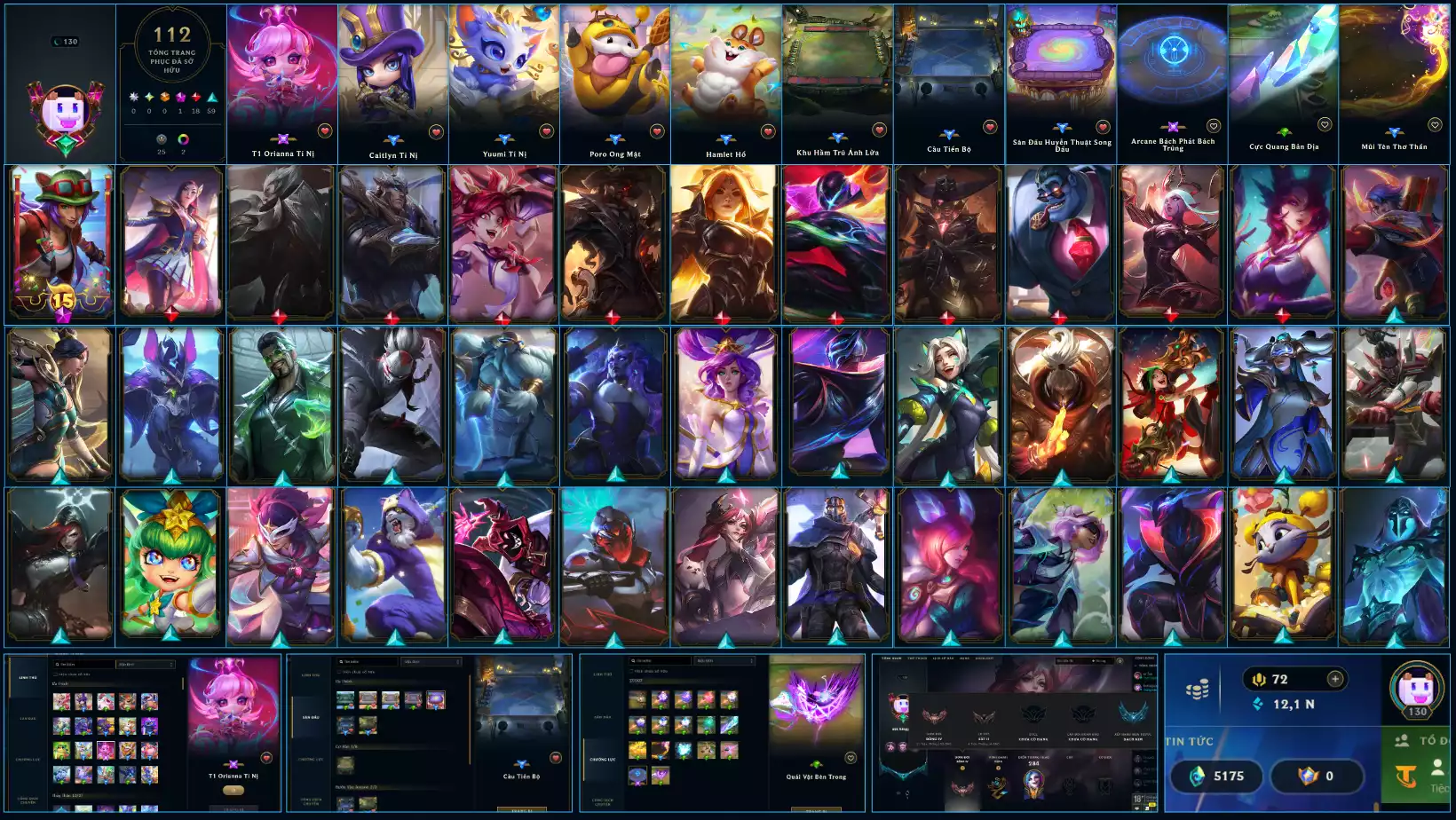 ACC LOL CHAMP AD  FULL TƯỚNG LV : 130 , TFT SỊN CHƠI NGON , CÒN ĐỔI TÊN